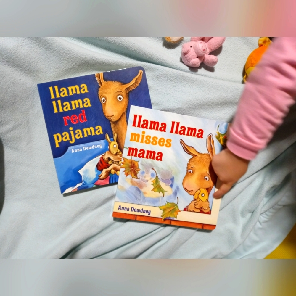 New Llama llama red pajama and misses mama set